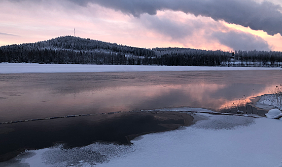Aanekosken Aanejarvi_jaatymassa_10-01-2021_Kuva_Merja_Pulkkanen_SYKE